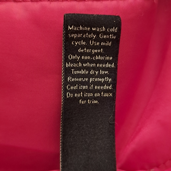 Apt 9 winter hooded jacket, red, Women's Small - Picture 6 of 7